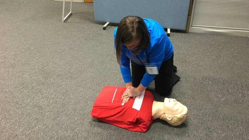 First aid training